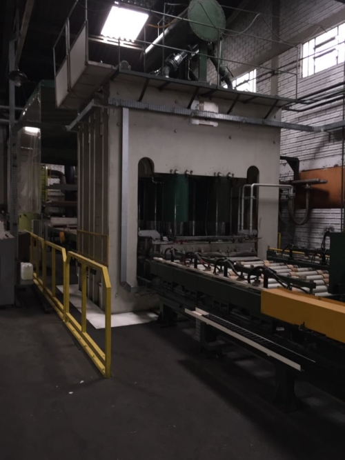 Linea prensado Tablero Melamina OMECO