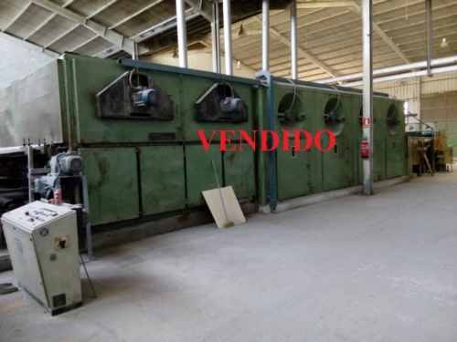 Veneer drying, wire mesh belt dryer