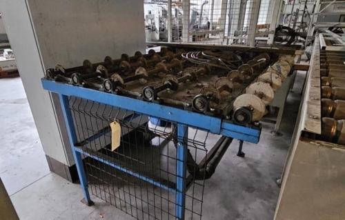 Via de discos camino de roldanas